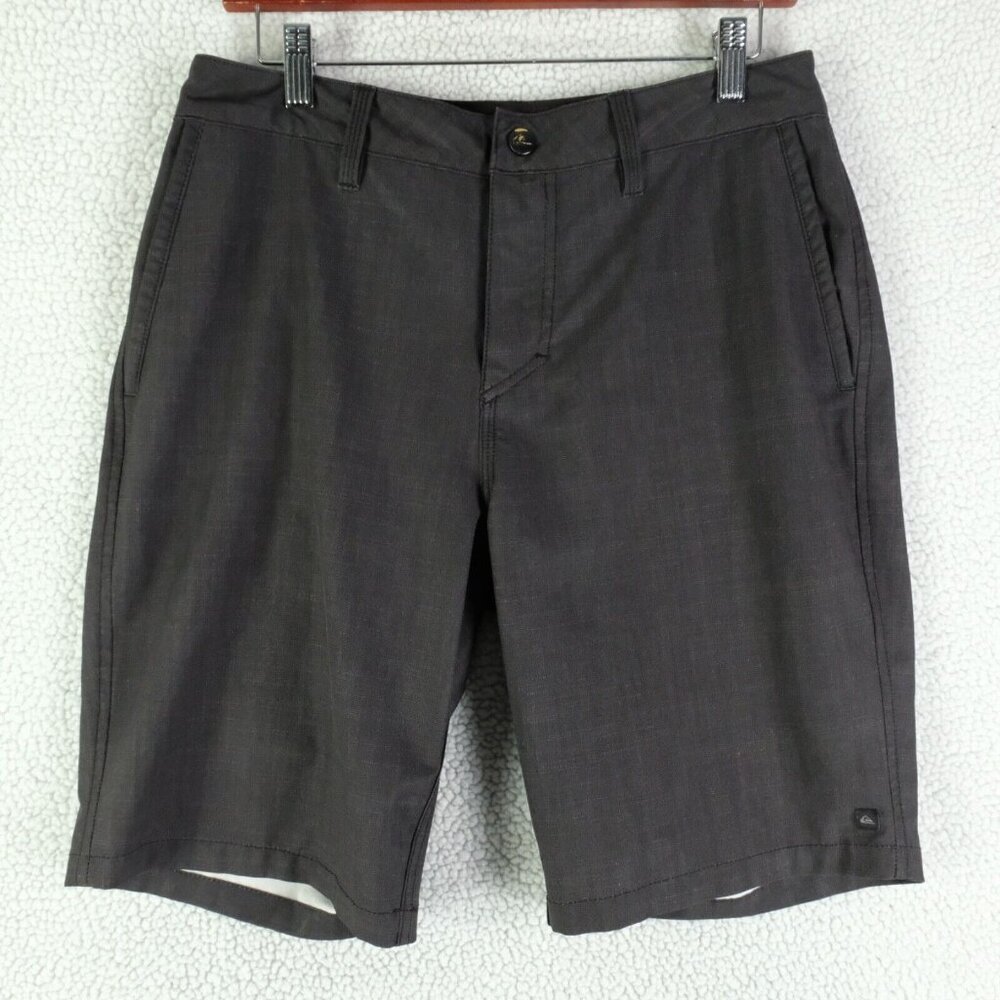 Quiksilver Amphibians Shorts Mens 30 Gray Swim Beach Summer Hybrid